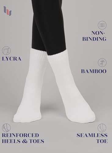 Diabetic Socks for Women | Hugh Ugoli | Bamboo | Soft | Ankle
| Hugh Ugoli Diabetic Socks | Women's | Bamboo | Thin | A